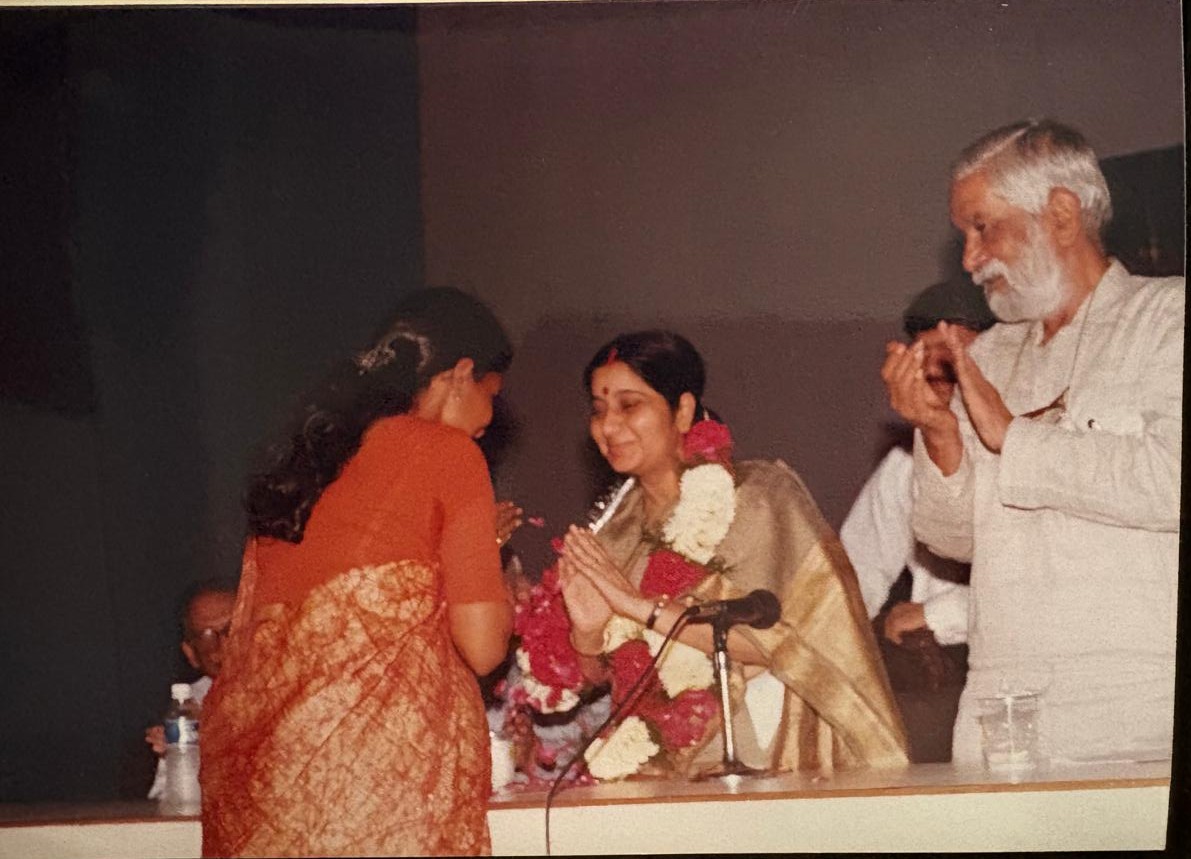 Late Smt. Sushma Swaraj in 2004